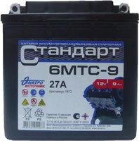 Аккумулятор для мотоциклов Стандарт 6МТС-9  Аккумулятор для мотоциклов Стандарт 6МТС-9