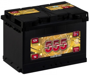 Аккумулятор автомобильный 555 74 R