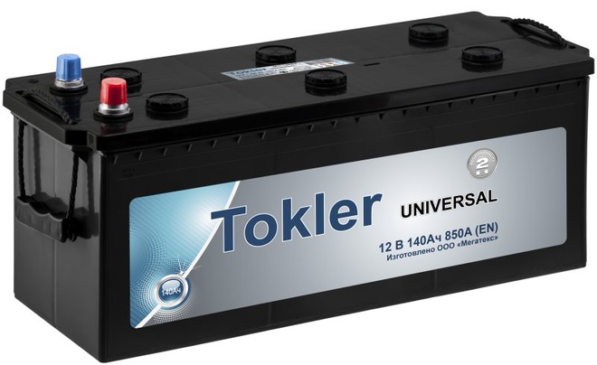 Грузовой аккумулятор Tokler Universal 140