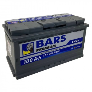 Аккумулятор автомобильный BARS Premium 100 R
