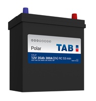 Аккумулятор автомобильный TAB Polar S Asia 45 JR тонкие клеммы + адаптер  Аккумулятор автомобильный TAB Polar S Asia 45 JR тонкие клеммы + адаптер
