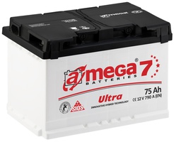 Аккумулятор автомобильный A-mega Ultra 75 L  Аккумулятор автомобильный A-mega Ultra 75 L