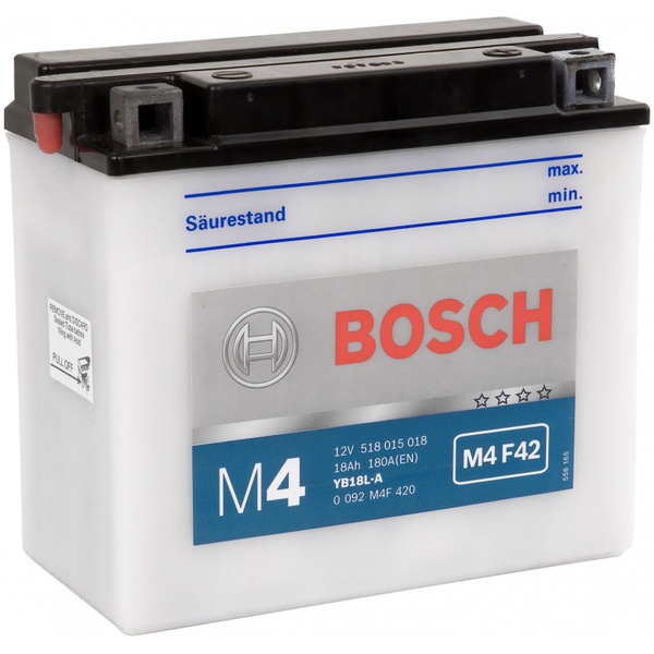 Аккумулятор для мотоциклов Bosch YB18L-A 18Ah