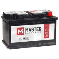 Аккумулятор автомобильный 74 MASTER BATTERIES Аккумулятор автомобильный 74 MASTER BATTERIES