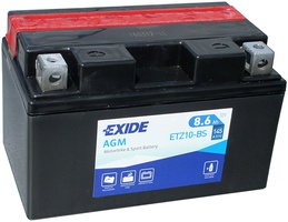 Аккумулятор для мотоциклов Exide 8.6 Ah YTZ 10S-BS 145 A   Аккумулятор для мотоциклов Exide 8.6 Ah YTZ 10S-BS 145 A