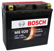 Аккумулятор для мотоциклов Bosch YT14B-BS / YT14B-4 12Ah  Аккумулятор для мотоциклов Bosch YT14B-BS / YT14B-4 12Ah