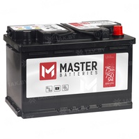 Аккумулятор автомобильный 75 MASTER BATTERIES Аккумулятор автомобильный 75 MASTER BATTERIES
