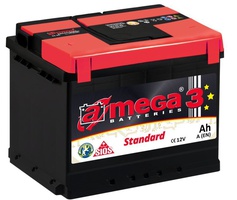 Аккумулятор автомобильный A-mega Standard 62 L  Аккумулятор автомобильный A-mega Standard 62 L