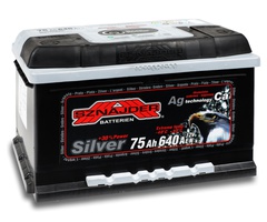Аккумулятор автомобильный Sznajder Silver [magic eye] 75 R 