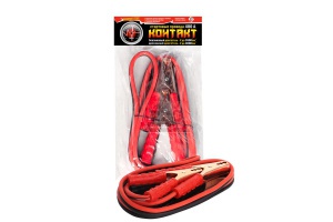 Аксессуары для аккумуляторов Провода прикуривания КОНТАКТ 400А 2.5м  Аксессуары для аккумуляторов Провода прикуривания КОНТАКТ 400А 2.5м